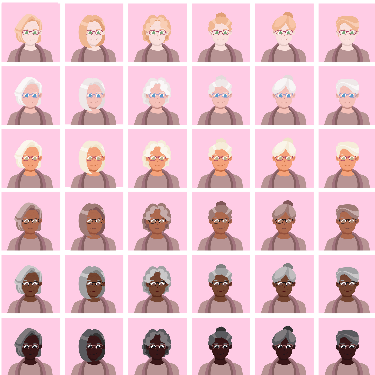 Avatar Builder | Senior Feminine