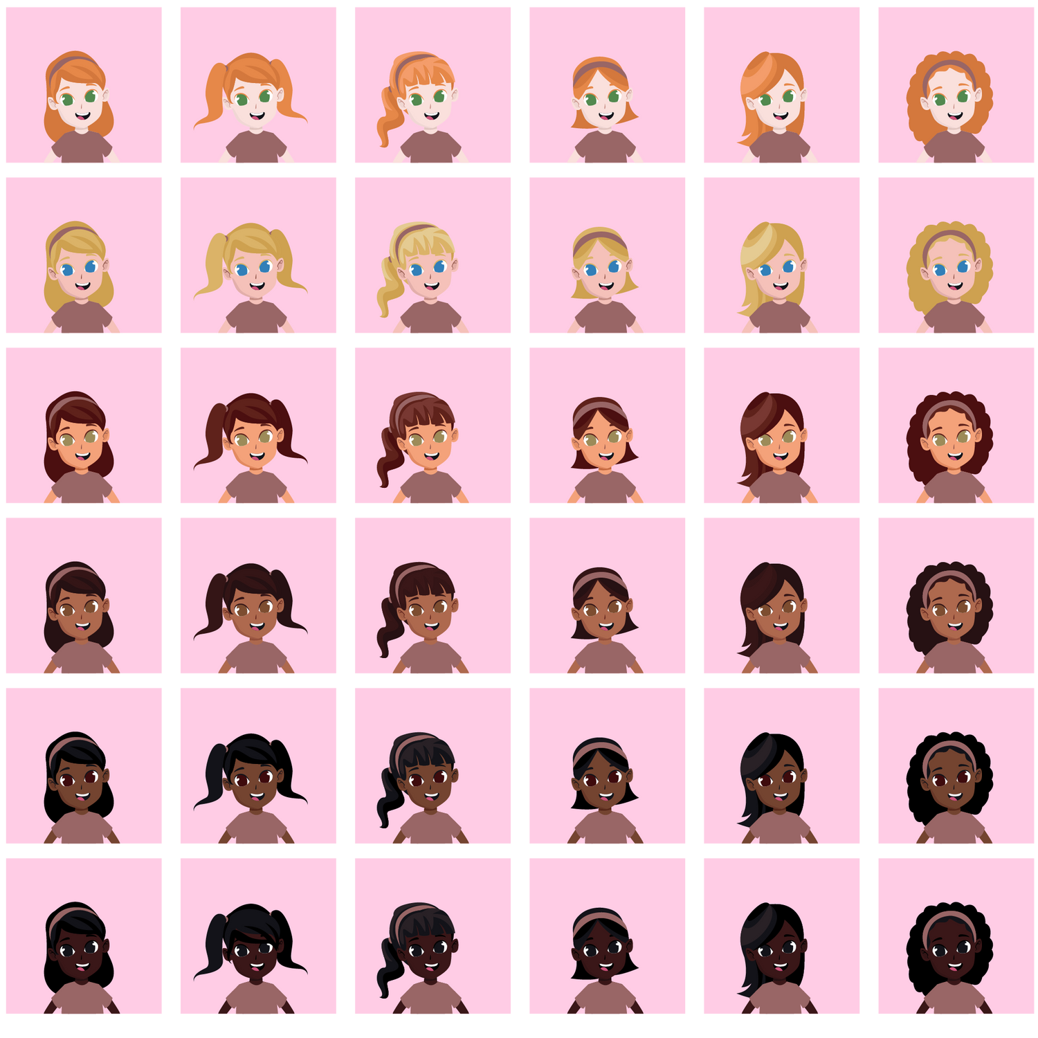 Avatar Builder | Child Feminine