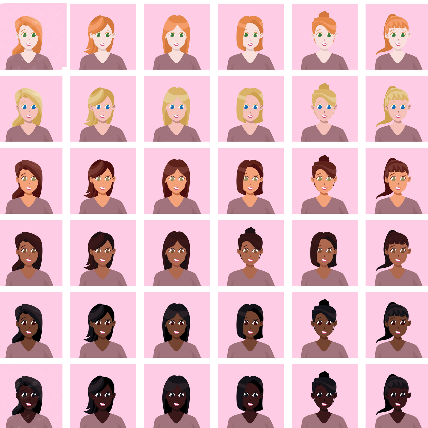 Avatar Builder | Youth Feminine